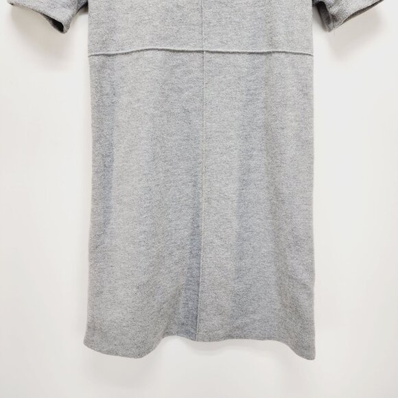 Zara Short Sleeve Knitted Gray Dress Women’s Size Small Knee Length - Picture 8 of 10